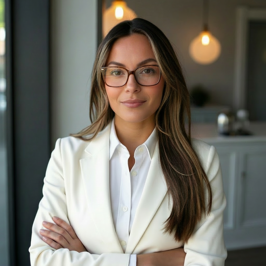 Maggie c with glasses